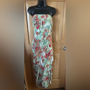 #30 Thirty Thirty Graden Ruffle Strapless Dress 16-18.5” PTP